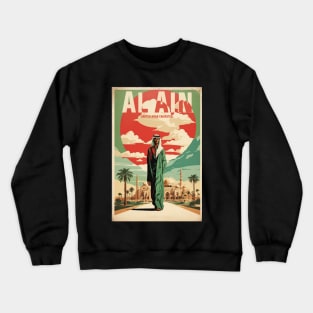 Al Ain United Arab Emirates Vintage Travel Tourism Crewneck Sweatshirt